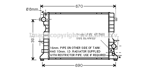 Radiateur, refroidissement du moteur