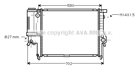 Radiateur, refroidissement du moteur