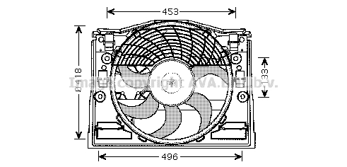 Ventilateur, refroidissement du moteur