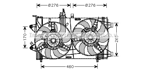 Ventilateur, refroidissement du moteur