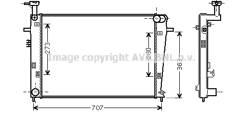 Radiateur, refroidissement du moteur