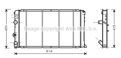 Radiateur, refroidissement du moteur