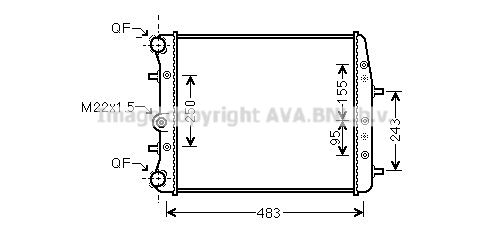 Radiateur, refroidissement du moteur