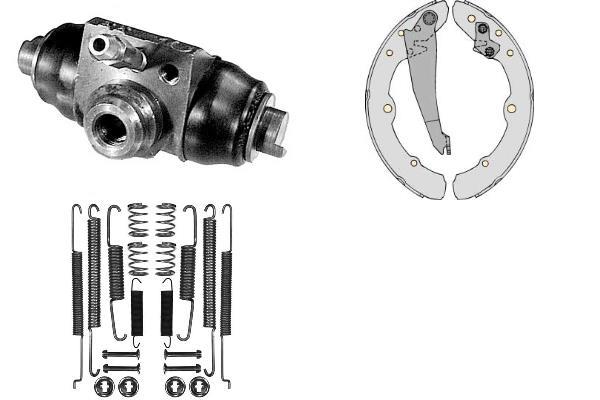 Kit de freins, freins à tambours