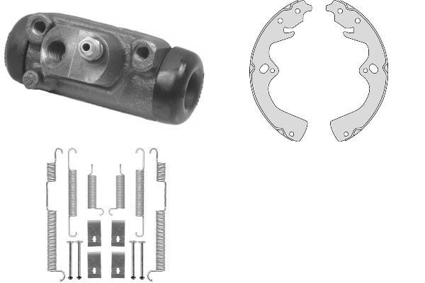 Kit de freins, freins à tambours