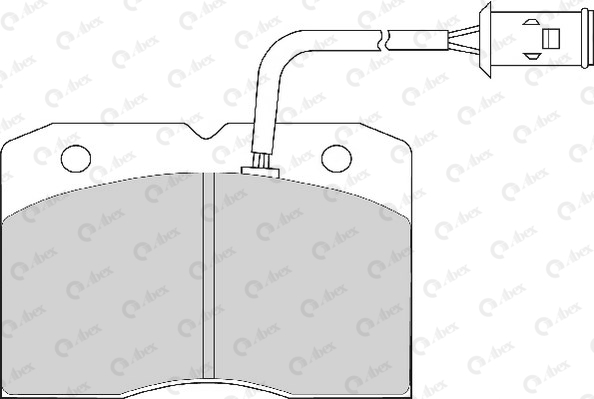 Kit de plaquettes de frein, frein à disque