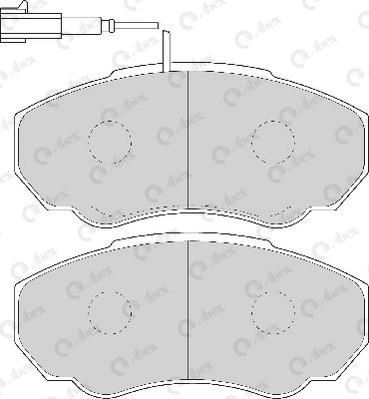 Kit de plaquettes de frein, frein à disque