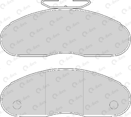 Kit de plaquettes de frein, frein à disque