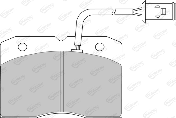 Kit de plaquettes de frein, frein à disque