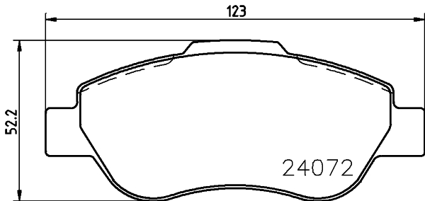 Kit de plaquettes de frein, frein à disque