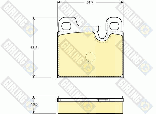 Kit de plaquettes de frein, frein à disque