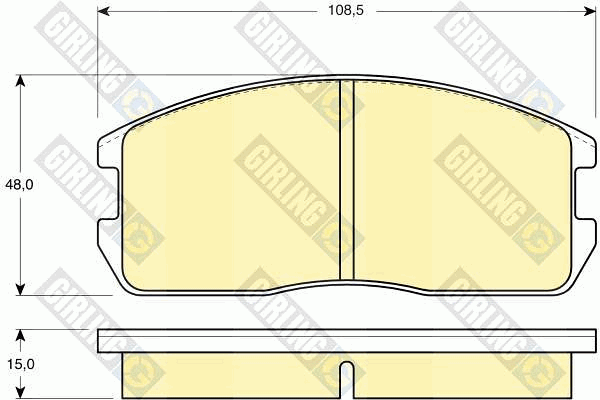 Kit de plaquettes de frein, frein à disque