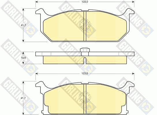 Kit de plaquettes de frein, frein à disque