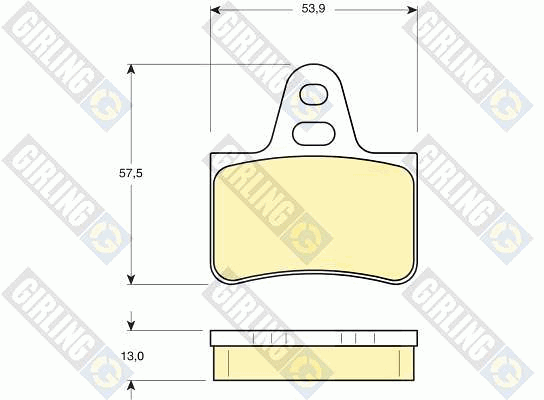 Kit de plaquettes de frein, frein à disque