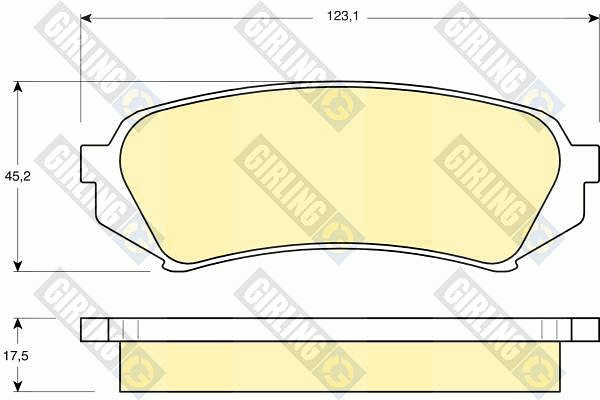 Kit de plaquettes de frein, frein à disque