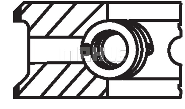 Jeu de segments de pistons