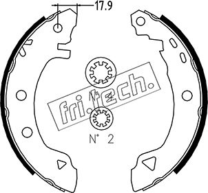 Jeu de mâchoires de frein