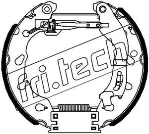 Jeu de mâchoires de frein