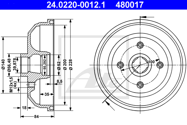 Tambour de frein