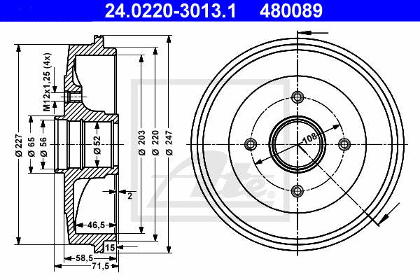 Tambour de frein