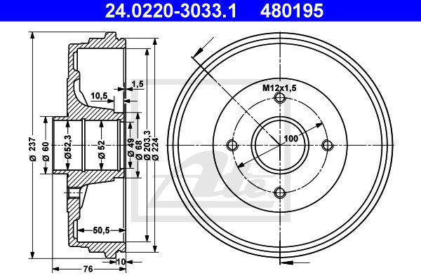 Tambour de frein