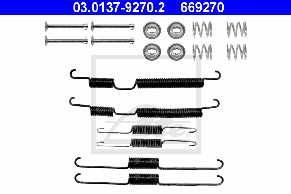 Kit d'accessoires, mâchoire de frein