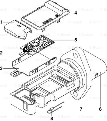 Débitmètre de masse d'air