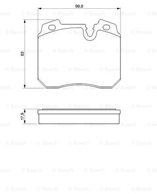 Kit de plaquettes de frein, frein à disque