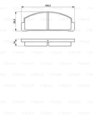 Kit de plaquettes de frein, frein à disque