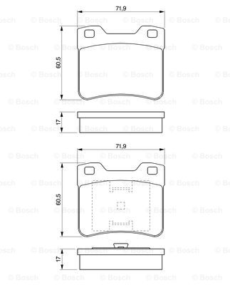 Kit de plaquettes de frein, frein à disque