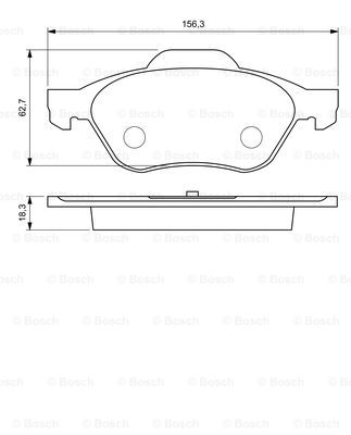 Kit de plaquettes de frein, frein à disque