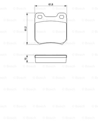 Kit de plaquettes de frein, frein à disque