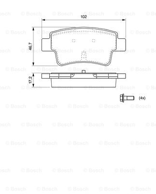 Kit de plaquettes de frein, frein à disque