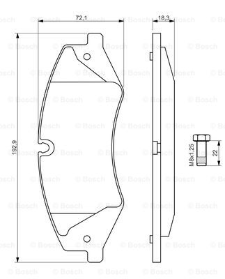 Kit de plaquettes de frein, frein à disque