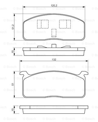 Kit de plaquettes de frein, frein à disque