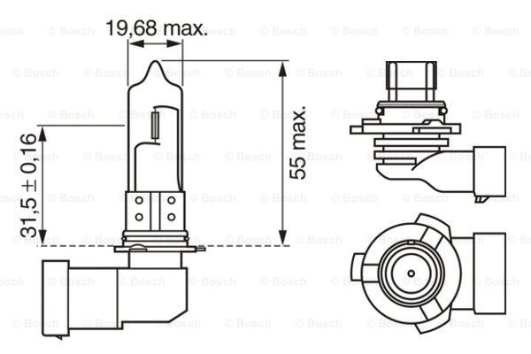 Ampoule, projecteur longue portée