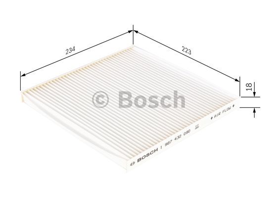 Filtre, air de l'habitacle