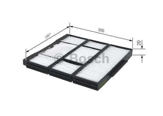 Filtre, air de l'habitacle