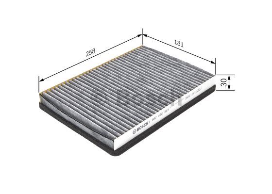 Filtre, air de l'habitacle