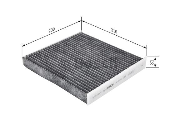 Filtre, air de l'habitacle