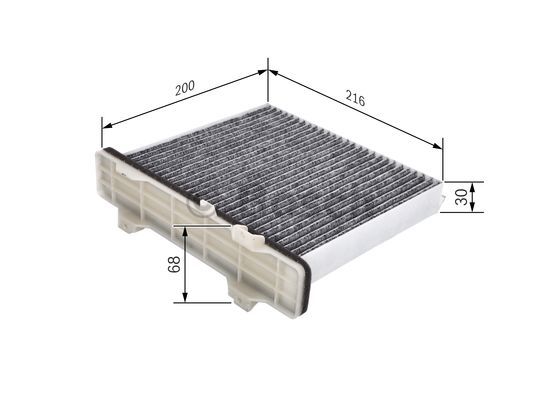 Filtre, air de l'habitacle