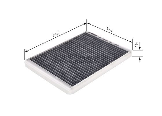 Filtre, air de l'habitacle