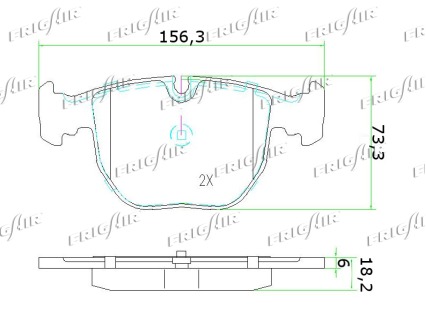 Kit de plaquettes de frein, frein à disque