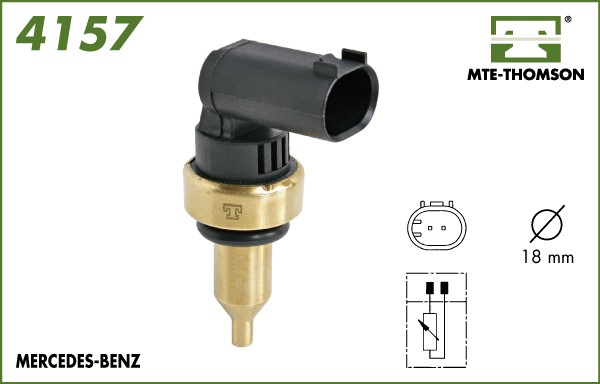 Sonde de température, liquide de refroidissement