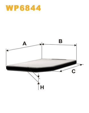 Filtre, air de l'habitacle