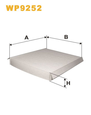 Filtre, air de l'habitacle