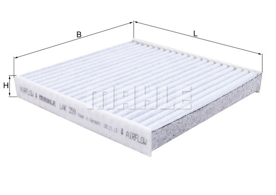 Filtre, air de l'habitacle