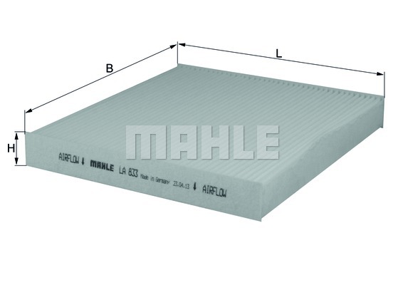 Filtre, air de l'habitacle