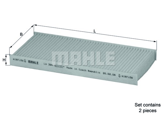 Filtre, air de l'habitacle