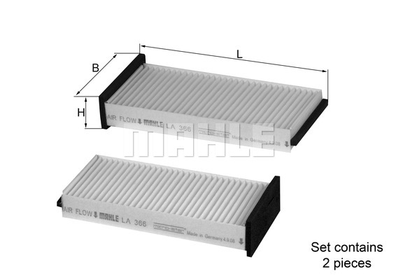 Filtre, air de l'habitacle